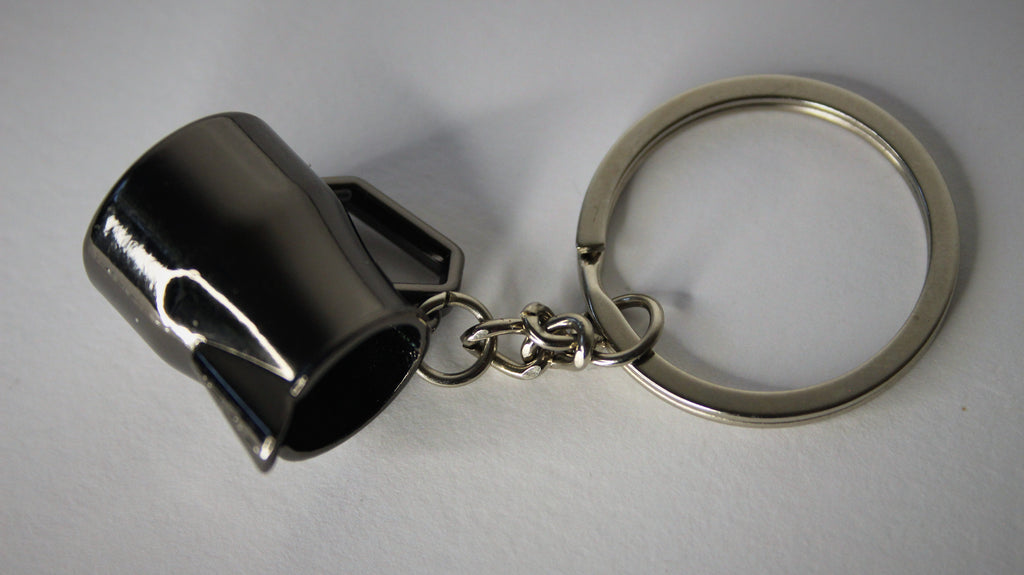 Black Steaming Jug Keyring